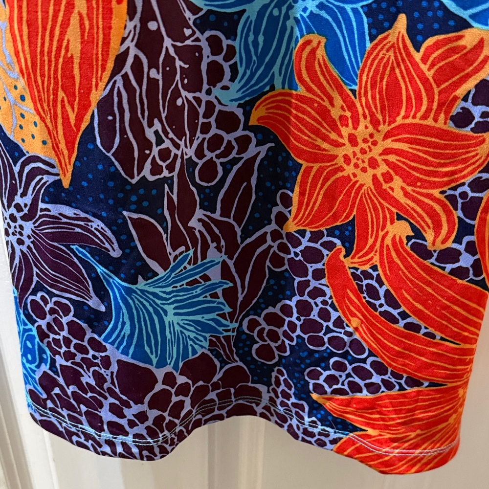Moda International Multicolor Floral Dress NWOT - Picture 4 of 7